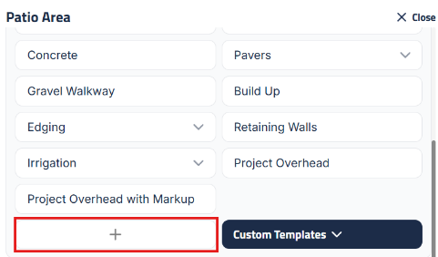 Figure 1: Creating a Custom Section.